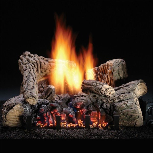 Perfectpillows Hargrove Manufacturing 26 Inch Highland Glow Vent-free Log Set LP Variable Flame PE2213231